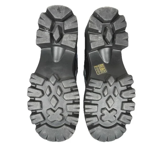 Dream Pairs Chunky Platform Mary Jane Shoes Black Patent Lug Sole 8.5 - Picture 9 of 12